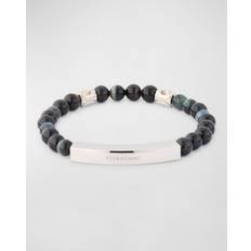 Ferragamo Bracelets Ferragamo Men's Beaded Bracelet Black