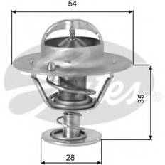 Motortermostater Gates Termostat, kølemiddel, b.la. Ford~Hyundai~Peugeot~VW~KIA~Ford Australia~Ford Usa