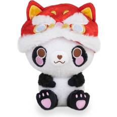 Cuddle Barn PlushGoals Bao Bao The Lion Dance Panda Soft Kawaii Cute Plush Toy, 6 inches