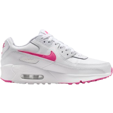 Nike Air Max 90 GS - White/Laser Fuchsia