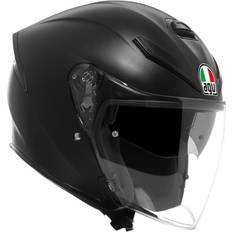 Unisexo Cascos de moto AGV Casco K5 Jet Evo Mono Matt Black Unisexo