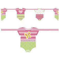 Unique Party Paper Polka Dot Shower Garland Pink One Size