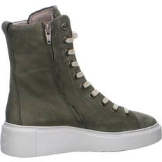 Grün Schneestiefel Paul Green Winterstiefel khaki Schnürboots Winter 37,5