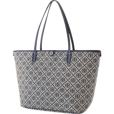 Tory Burch T Monogram Zip Tote - Tory Navy