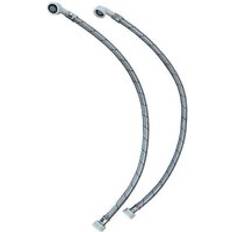 Monarch Water Water Softener Installation Hoses Steel Braided Pair 3/4 0.8m Female Hoses
