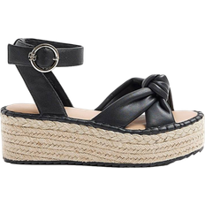 Polyurethane - Women Espadrilles River Island Flatform - Black