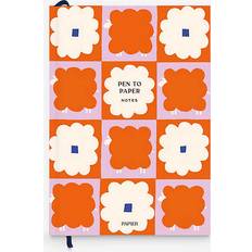 Orange Notepads Papier Orange Daisy Dance Lined