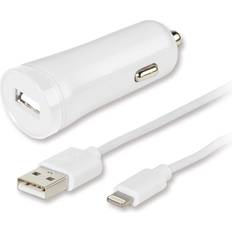 Handyzubehör Vivanco Car Charger Set, Kfz Ladegerät inkl. Lightning Kabel für Apple, 5W 37556