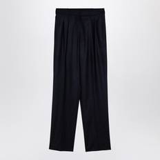 Stella McCartney Pleated Wool Flannel Trousers
