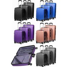 SA Products 3Pc Hard Shell Suitcase Set Suitcase