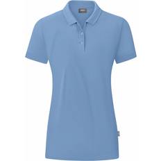 3XL - Unisex Hemden JAKO Organic Poloshirt Damen eisblau Blau