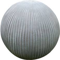 Wilko wilko Vertical Ribbed Light Grey Ball 37.5cm