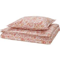 IKEA Rodgersia Påslakan Vit, Rosa (200x150cm)