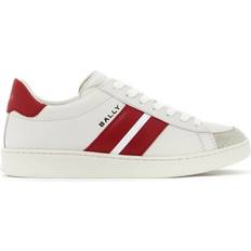 Bally smooth leather thiago sneakers in White