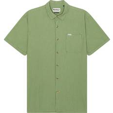 Barbour Uomo Camicie Barbour Thermond Seersucker Summer Shirt - Green