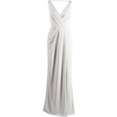 Abito da sera - Donna Vestiti Marchesa Notte Bridesmaids Bodenlange Robe mit Drapierung Damen Polyester Grau