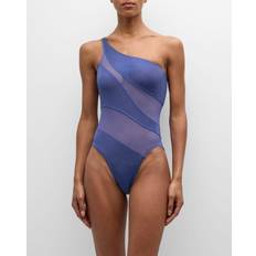 Swimwear Norma Kamali Snake Mesh One-Piece Swimsuit MILITARY BLUEMILITARY BLUE X-Large