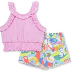 Violet Autres Ensembles Peek Kids Baby Ribbed Mod Set, Multi, Size 12-18M Maisonette