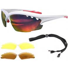 Rapid Eyewear sport orange lenses white mens: retainer, interchangeables