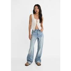 4XL - Dam Jeans Stradivarius Tall D92 - Mellanblå