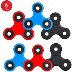 Cenocco Set med 6 sensoriska Fidget Spinner leksaker