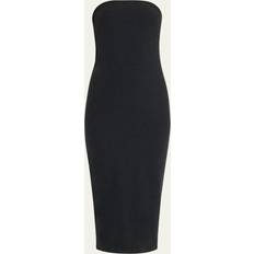 Long Dresses - Sportswear Garment Beyond Yoga Spacedye Strapless Dress - Darkest Night