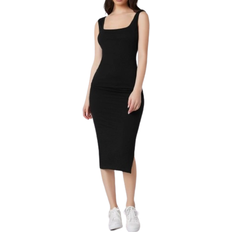 Shein Mulvari Square Neck Split Side Dress