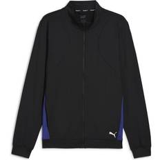 Elastan/Lycra/Spandex Jacken Puma Cloudspun Trainingsjacke Herren black/lapis lazuli Blau/Schwarz