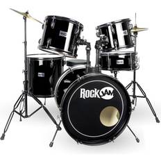 Drum Kits Rockjam Full Sized Drum Kit with Drum Throne and Drumsticks