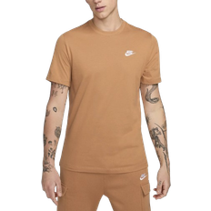 Hombre - Marrón Camisetas & Tops Nike Men's Sportswear Club T-shirt - Flax