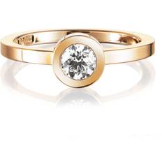 Dam - Vigselringar Efva Attling The Wedding Thin Ring 0.40 ct 19.75 MM GULD