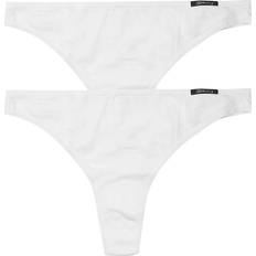 Herren - Weiß Slips Skiny String-Tanga Doppelpack White