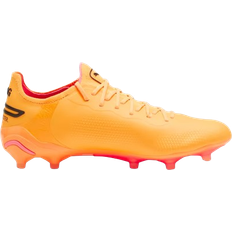 Amarillo - Mujer Botas de fútbol Puma King Ultimate FG/AG W - Sun Stream/Puma Black/Sunset Glow