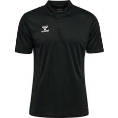 Hummel Unisex Polo Shirts Hummel Essential Short Sleeve Polo Black Man