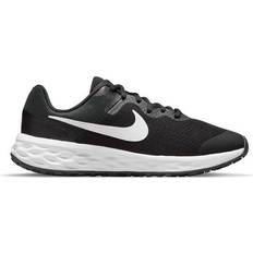 37½ Løpesko NIKE Revolution 6 GS - Black/Dark Smoke Grey/White