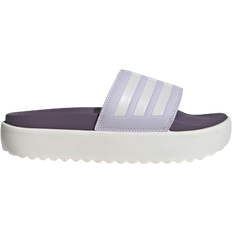 Platform Slides Adidas Adilette Platform - Silver Dawn/Zero Metalic/Shadow Violet