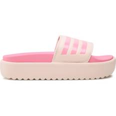 Polyurethane Slides adidas Adilette Platform - Wonder Quartz/Beam Pink/Taupe Met.