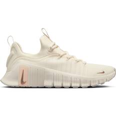 Brown - Women Gym & Training Shoes Nike Free Metcon 6 W - Pale Ivory/Guava Ice/Sail/Metallic Red Bronze