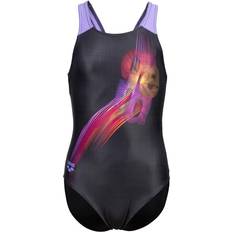 Vêtements pour enfants Arena Maillot de bain 1 pièce fille V Back - Noir