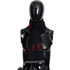 Men - Red Scarfs Givenchy Black Red Wool Unisex Winter Warm Wrap Scarf Shawl OS