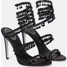 Chandelier Black Sandal Woman