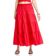 Aqua Skirts Aqua Ellery Set Skirt 100% Exclusive Dark Red