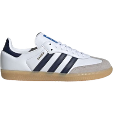 Adidas samba navy adidas Junior Samba OG - Cloud White/Collegiate Navy/Gum