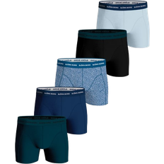 Elastan / Lycra / Spandex - Herre Underbukser Björn Borg Boxer 5-pack - Black/Blue/Print