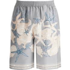 Versace Shorts Versace baroque silk bermuda set Grey