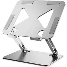 laptop stand for up to 17" adjustable height notebook stand laptop stand silver