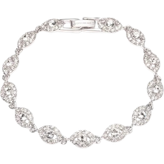 Silver Plated Bracelets Givenchy Flex Bracelet - Silver/Transparent