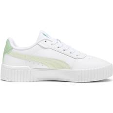 Puma Youth Carina 2.0 - White/Green Illusion/Pure Green