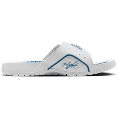 NIKE Textile Slippers NIKE Jordan Hydro 4 Retro Slide GS - Off White/Neutral Grey/Industrial Blue