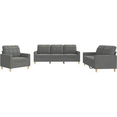 VidaXL Sofa Set Sofas vidaXL 3/4 Piece Set with Pillows/Cushions Sofa